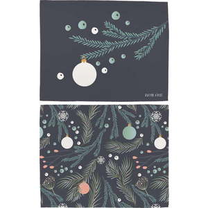 Látková prostírání s vánočním motivem v sadě 2 ks 35x45 cm Christmas Deco – Butter Kings obraz
