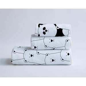 Set 3 ručníků a osušky Madre Selva Find The Panda obraz