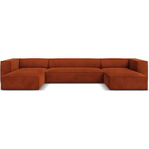 Oranžová rohová pohovka (do "U") Madame – Windsor & Co Sofas obraz