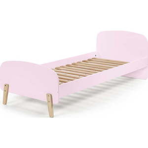 Růžová dětská postel Vipack Kiddy, 200 x 90 cm obraz