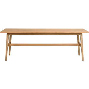 Jídelní stůl v dekoru dubu v přírodní barvě 100x220 cm Plainfield – Rowico obraz