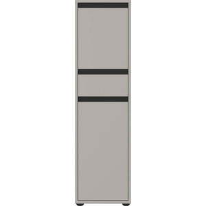 Šedá vysoká úzká koupelnová skříňka 33x121 cm Lemont – Germania obraz