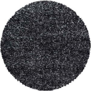 Tmavě šedý kulatý koberec ø 200 cm Enjoy – Ayyildiz Carpets obraz