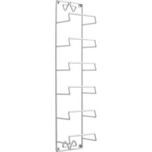 Bílý nástěnný kovový regál na víno počet lahví 6 16x68x10 cm Oste – Tomasucci obraz