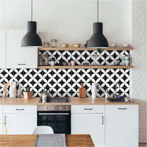 Sada 60 nástěnných samolepek Ambiance Wall Decal Cement Tiles Aniello, 15 x 15 cm obraz