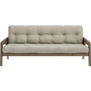 Béžová rozkládací pohovka 204 cm Grab - Karup Design obraz