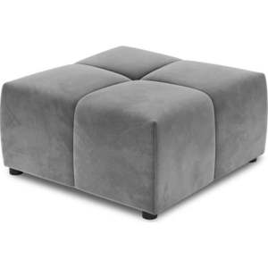 Šedý sametový modul pohovky Rome Velvet - Cosmopolitan Design obraz