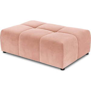 Růžový sametový modul pohovky Rome Velvet - Cosmopolitan Design obraz