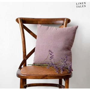 Lněný povlak na polštář 40x40 cm Ashes of Roses – Linen Tales obraz