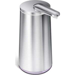 Šedý automatický ocelový dávkovač mýdla 266 ml - simplehuman obraz