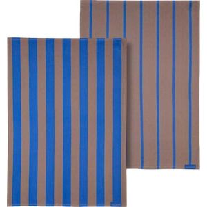 Bavlněné utěrky v sadě 2 ks 50x70 cm Stripes – Mette Ditmer Denmark obraz
