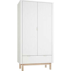 Bílá dětská šatní skříň 100x52 cm Miloo – Pinio obraz