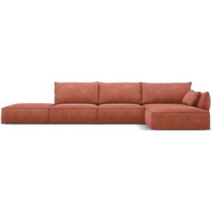Červená rohová pohovka (pravý roh) Vanda – Mazzini Sofas obraz