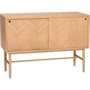 Komoda z dubového dřeva Hübsch Herringbone, výška 70 cm obraz