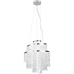 LED závěsné svítidlo ve stříbrné barvě ø 38 cm Pomp – Trio obraz