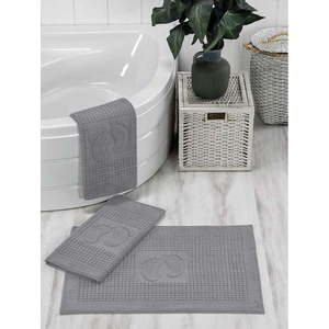 Šedé koupelnové předložky v sadě 3 ks 50x70 cm – Mila Home obraz