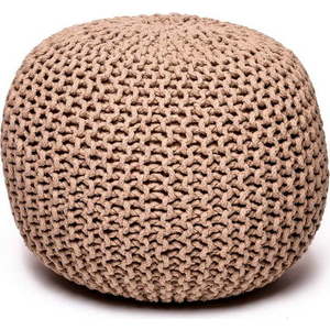 Pískově hnědý sedací puf Bonami Essentials Jagger obraz