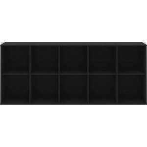 Černý modulární policový systém 169x69 cm Mistral Kubus - Hammel Furniture obraz