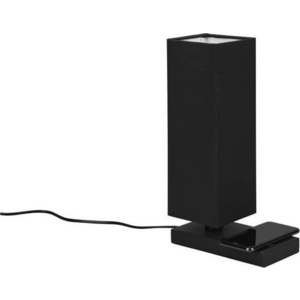 Matně černá stolní lampa s bezdrátovou nabíječkou (výška 35 cm) Haley – Trio obraz