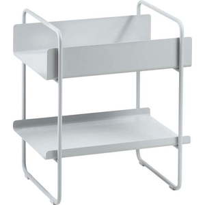 Světle šedý kovový konzolový stolek 36x48 cm A-Console – Zone obraz