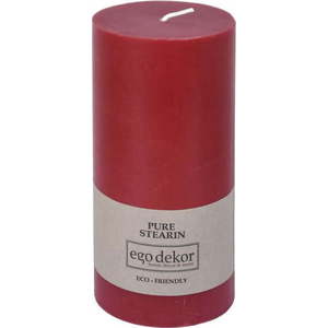 Červená svíčka Eco candles by Ego dekor Friendly, doba hoření 50 h obraz