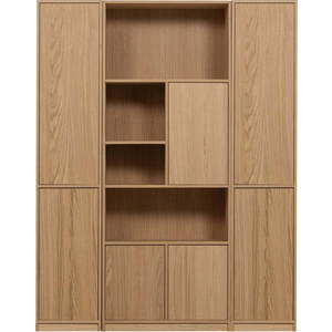 Modulární knihovna v dekoru dubu v přírodní barvě 157x199 cm Modulair – vtwonen obraz