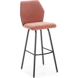 Barové židle v lososové barvě v sadě 2 ks 75 cm Pol – Marckeric obraz