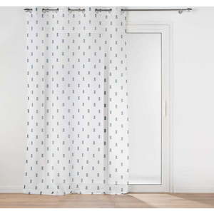 Bílo-modrá voálová záclona 140x240 cm Geokid – douceur d'intérieur obraz