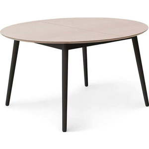 Kulatý rozkládací jídelní stůl s deskou v dubovém dekoru a přídavnou deskou ø 135 cm Meza – Hammel Furniture obraz