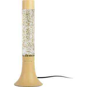 Světle žlutá stolní lampa se skleněným stínidlem (výška 37, 5 cm) Astro Glittler – Leitmotiv obraz