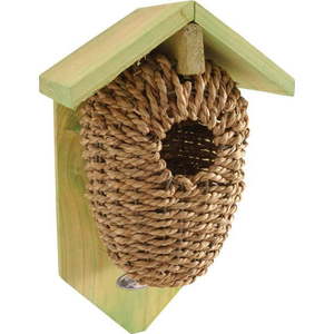 Ptačí budka z mořské trávy Esschert Design, výška 26.2 cm obraz