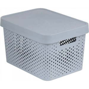 Šedý úložný box Curver Holes obraz