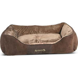Hnědý plyšový pelíšek pro psa 70x90 cm Scruffs Chester XL – Plaček Pet Products obraz