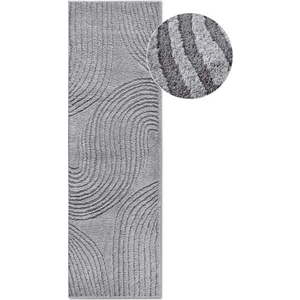 Šedý běhoun 80x240 cm Pigment Light Grey – Elle Decoration obraz
