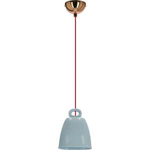 Modré závěsné svítidlo s keramickým stínidlem Sewilla – Candellux Lighting obraz