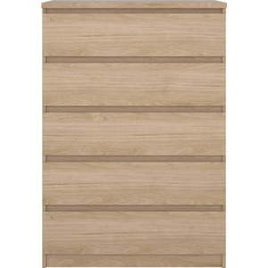 Komoda v dekoru dubu v přírodní barvě 77x111x50 cm Naia – Tvilum obraz