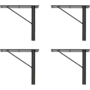 Černé kovové nožičky 4 ks Mistral & Edge by Hammel - Hammel Furniture obraz