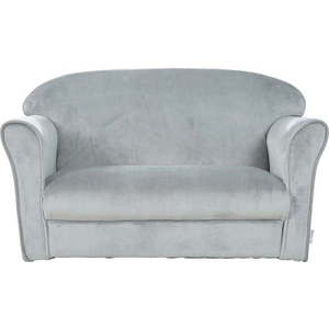 Světle šedá sametová dětská pohovka 78 cm Lil Sofa – Roba obraz