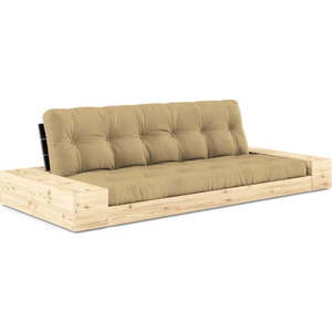 Rozkládací pohovka v hořčicové barvě 244 cm Base – Karup Design obraz