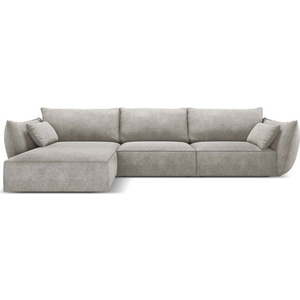 Světle šedá rohová pohovka (levý roh) Vanda – Mazzini Sofas obraz