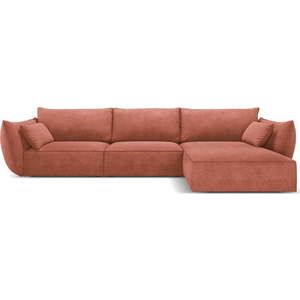 Červená rohová pohovka (pravý roh) Vanda – Mazzini Sofas obraz