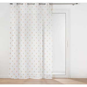 Žluto-bílá voálová záclona 140x240 cm Geokid – douceur d'intérieur obraz