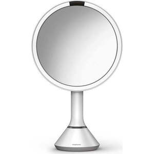 Kosmetické zvětšovací zrcadlo s osvětlením (5x) ø 20 cm Sensor – simplehuman obraz