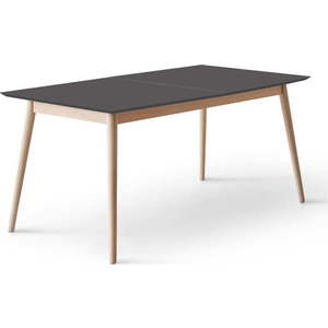 Rozkládací jídelní stůl s černou deskou a přídavnou deskou 90x165 cm Meza – Hammel Furniture obraz
