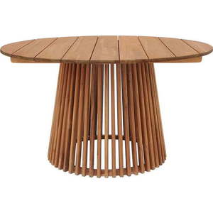 Kulatý zahradní jídelní stůl z teakového dřeva ø 120 cm Lorca – House Nordic obraz