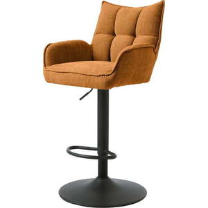 Oranžové barové židle s nastavitelnou výškou v sadě 2 ks Marilla – Unique Furniture obraz