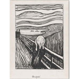 Obraz 70x100 cm Edvard Munch Sketch – Wallity obraz