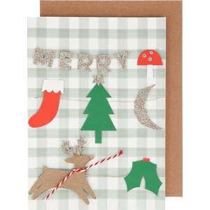 Vánoční přání Merry Christmas – Meri Meri obraz