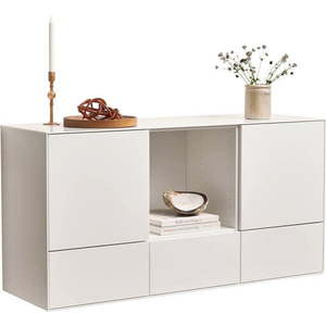 Bílá nízká závěsná komoda 135x68 cm Edge by Hammel – Hammel Furniture obraz