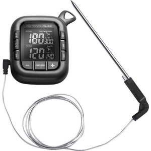 Černý digitální teploměr Outdoorchef Gourmet Check obraz